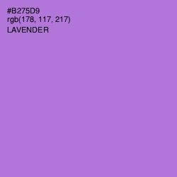 #B275D9 - Lavender Color Image