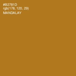 #B2781D - Mandalay Color Image