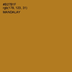 #B27B1F - Mandalay Color Image