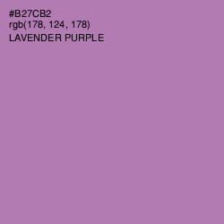 #B27CB2 - Lavender Purple Color Image