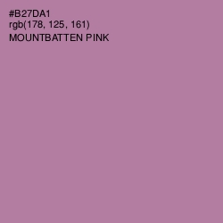 #B27DA1 - Mountbatten Pink Color Image