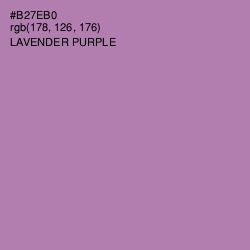 #B27EB0 - Lavender Purple Color Image