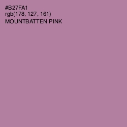 #B27FA1 - Mountbatten Pink Color Image