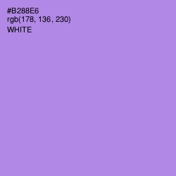 #B288E6 - Dull Lavender Color Image