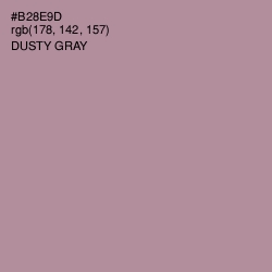 #B28E9D - Dusty Gray Color Image