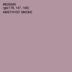 #B293A0 - Amethyst Smoke Color Image