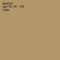 #B29767 - Teak Color Image