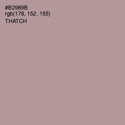 #B2989B - Thatch Color Image