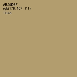 #B29D6F - Teak Color Image