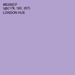 #B2A0CF - London Hue Color Image