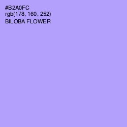 #B2A0FC - Biloba Flower Color Image