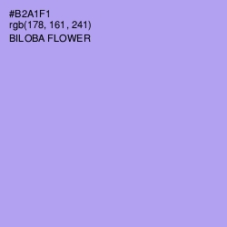 #B2A1F1 - Biloba Flower Color Image