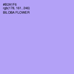 #B2A1F6 - Biloba Flower Color Image
