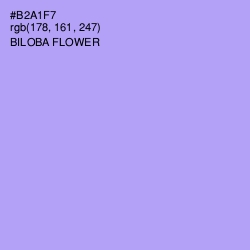 #B2A1F7 - Biloba Flower Color Image