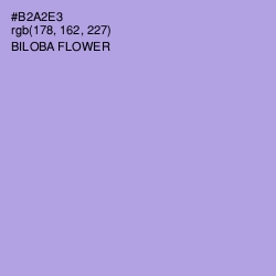 #B2A2E3 - Biloba Flower Color Image