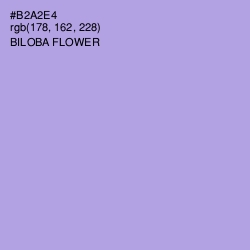 #B2A2E4 - Biloba Flower Color Image