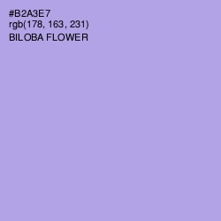 #B2A3E7 - Biloba Flower Color Image