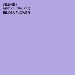 #B2A4E1 - Biloba Flower Color Image