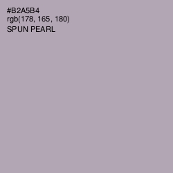 #B2A5B4 - Spun Pearl Color Image