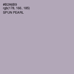 #B2A6B9 - Spun Pearl Color Image