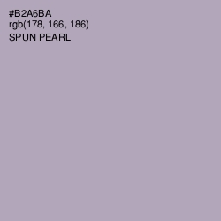 #B2A6BA - Spun Pearl Color Image