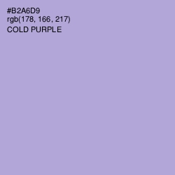 #B2A6D9 - Cold Purple Color Image