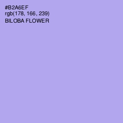 #B2A6EF - Biloba Flower Color Image