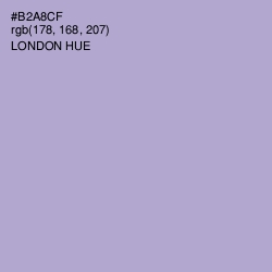 #B2A8CF - London Hue Color Image
