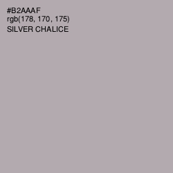 #B2AAAF - Silver Chalice Color Image