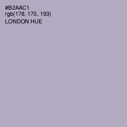 #B2AAC1 - London Hue Color Image