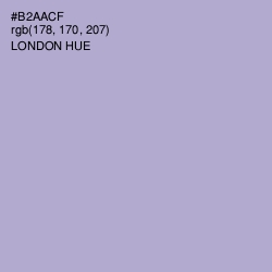 #B2AACF - London Hue Color Image