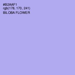 #B2AAF1 - Biloba Flower Color Image