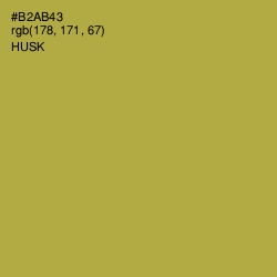 #B2AB43 - Husk Color Image