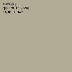 #B2AB96 - Taupe Gray Color Image