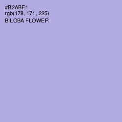 #B2ABE1 - Biloba Flower Color Image