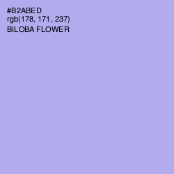 #B2ABED - Biloba Flower Color Image