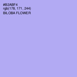 #B2ABF4 - Biloba Flower Color Image