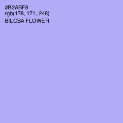 #B2ABF8 - Biloba Flower Color Image