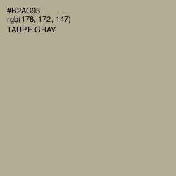 #B2AC93 - Taupe Gray Color Image