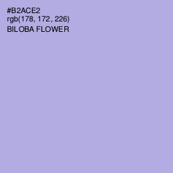 #B2ACE2 - Biloba Flower Color Image