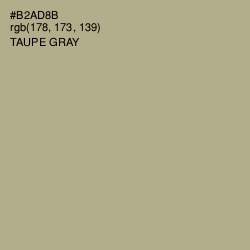 #B2AD8B - Taupe Gray Color Image