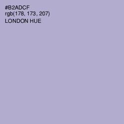 #B2ADCF - London Hue Color Image