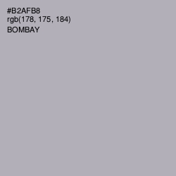 #B2AFB8 - Bombay Color Image