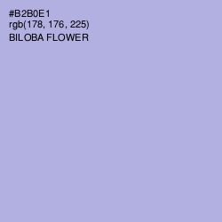 #B2B0E1 - Biloba Flower Color Image