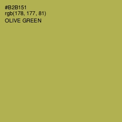 #B2B151 - Olive Green Color Image