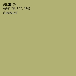 #B2B174 - Gimblet Color Image