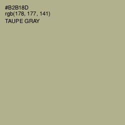 #B2B18D - Taupe Gray Color Image