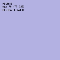 #B2B1E1 - Biloba Flower Color Image