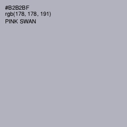 #B2B2BF - Pink Swan Color Image