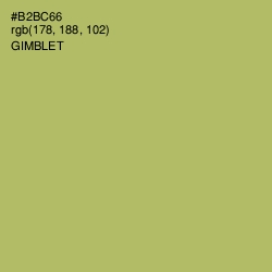 #B2BC66 - Gimblet Color Image